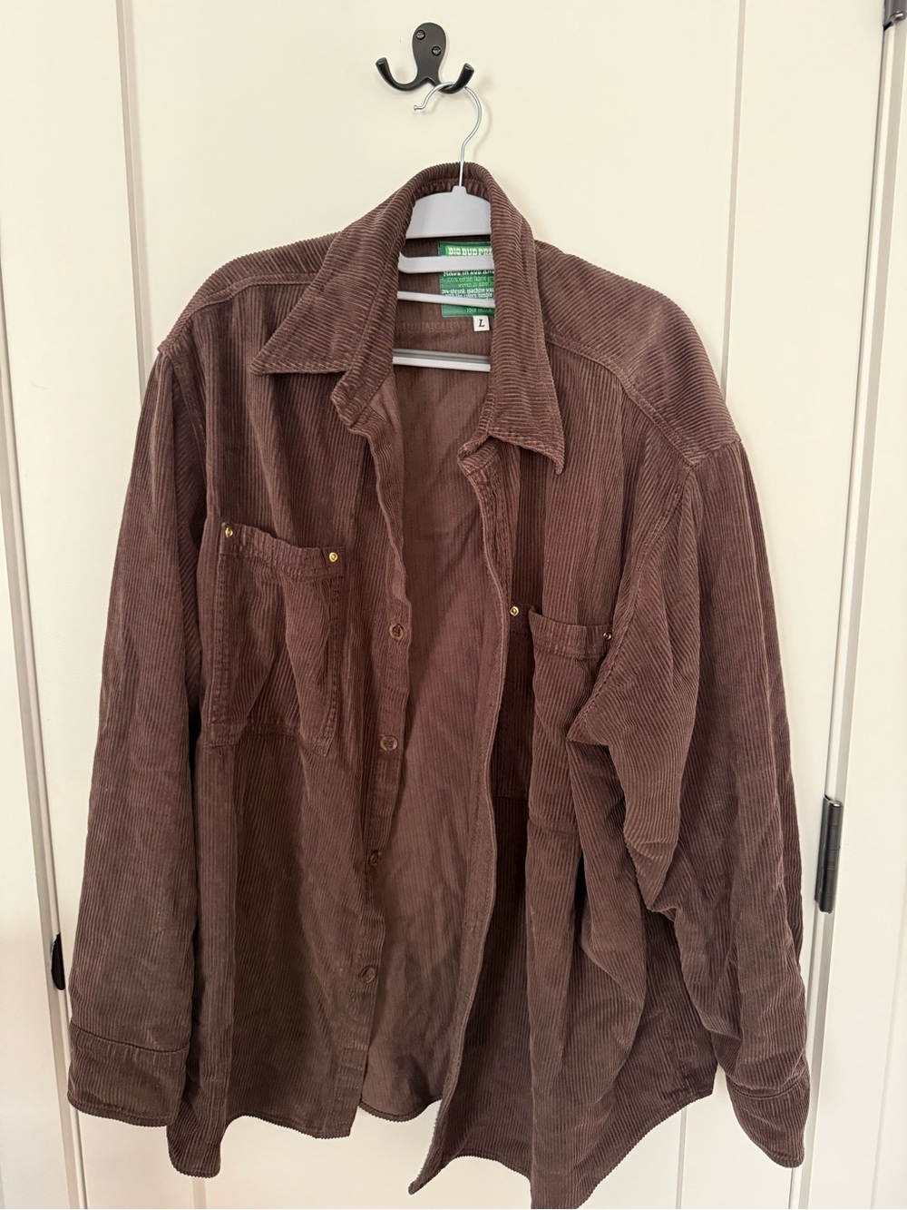 Big Bud Press Brown Corduroy Overshirt Jacket